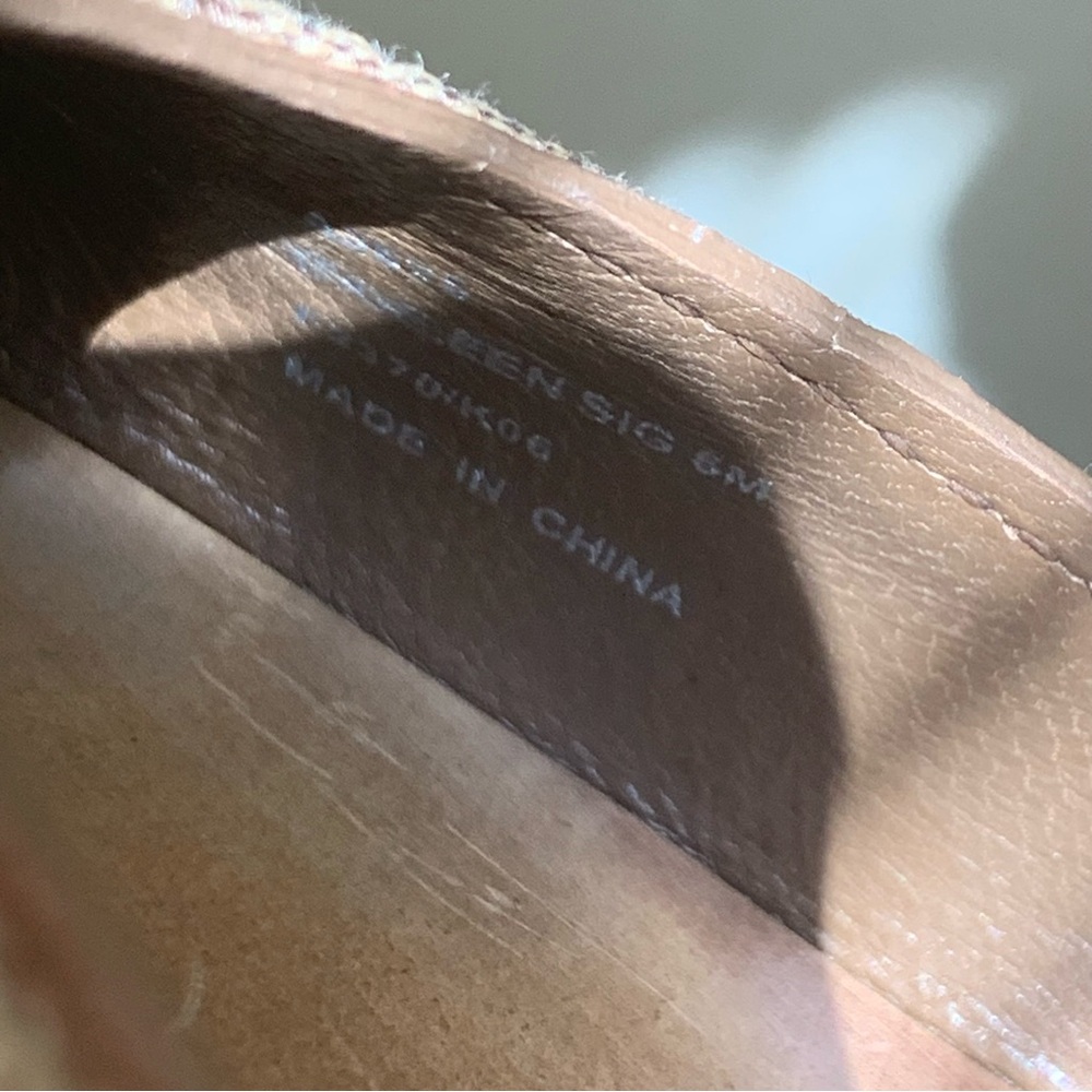 Coach Carleen Sig Women's Brown Patterned Heels - Picture 10 of 15